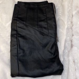 NWT- Faux Leather - black pants